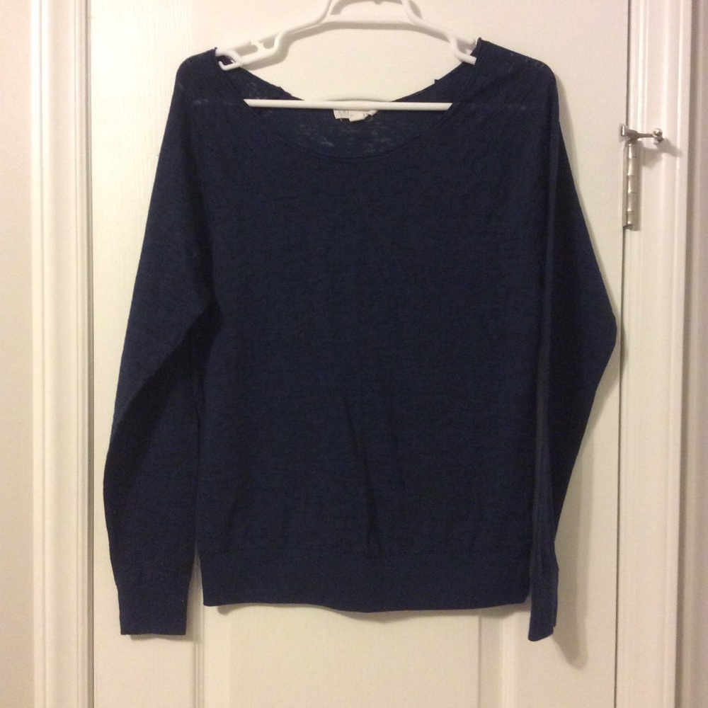 Long sleeve tee- navy blue